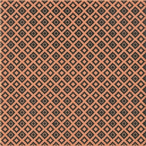 Fancy Orange Pattern Platinum