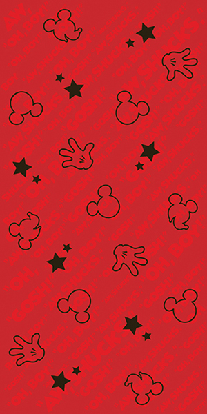 Disney Hands Friends R3060 Red