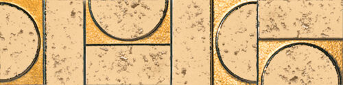 EVOQUE SIGILLO ORO LISTELLO MOSAICO